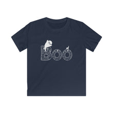 Load image into Gallery viewer, Boo Floral Ghost Halloween T Shirt

