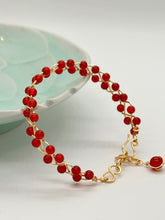 Load image into Gallery viewer, Wire Wrapped Carnelian Bracelet
