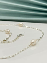 Load image into Gallery viewer, Pearl Silver Jewellery Set
