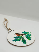 Load image into Gallery viewer, Handmade Wooden Robin Ornaments
