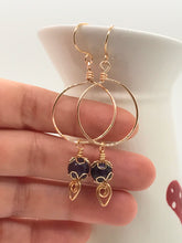 Load image into Gallery viewer, Simple Amethyst Earring

