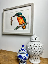 Load image into Gallery viewer, Kingfisher Watercolour Painting
