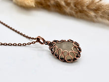 Load image into Gallery viewer, Sea Glass Copper Necklace
