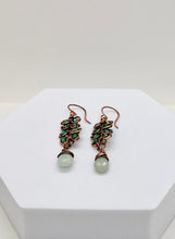Load image into Gallery viewer, Amazonite Long Copper Earring
