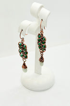 Load image into Gallery viewer, Amazonite Long Copper Earring
