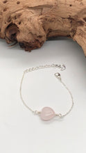 Load and play video in Gallery viewer, Heart Rose Quartz Bracelet
