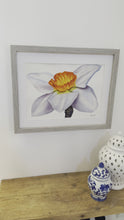 Load and play video in Gallery viewer, Daffodil Watercolour Painting

