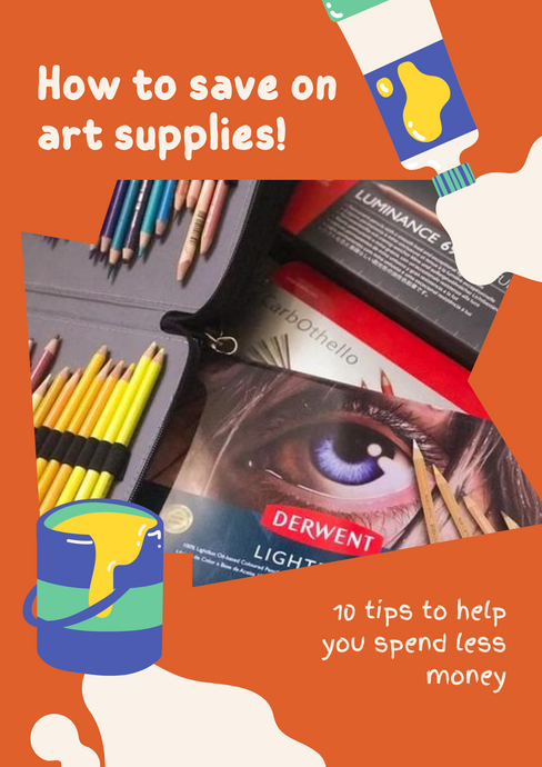 How to Save Money On Art Supplies!