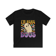 Load image into Gallery viewer, I&#39;m here for the boos Kids Halloween T Shirt
