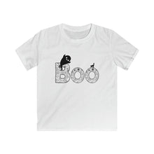Load image into Gallery viewer, Boo Floral Ghost Halloween T Shirt
