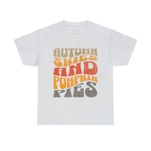 Load image into Gallery viewer, Autumn skies and Pumpkin Pies T Shirt
