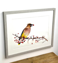 Load image into Gallery viewer, The Bohemian waxwing Painting
