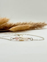 Load image into Gallery viewer, Pearl and Rose Quartz Bracelet
