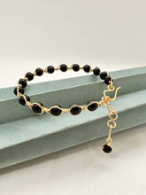 Load image into Gallery viewer, Wire Wrapped Black Onyx Bracelet
