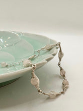 Load image into Gallery viewer, Rose Quartz Herringbone Bracelet
