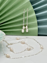 Load image into Gallery viewer, Pearl Silver Jewellery Set
