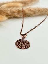 Load image into Gallery viewer, Ammonite Shaped Copper Necklace
