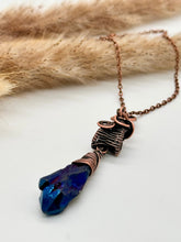 Load image into Gallery viewer, Blue Gemstone Copper Necklace
