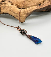 Load image into Gallery viewer, Blue Gemstone Copper Necklace
