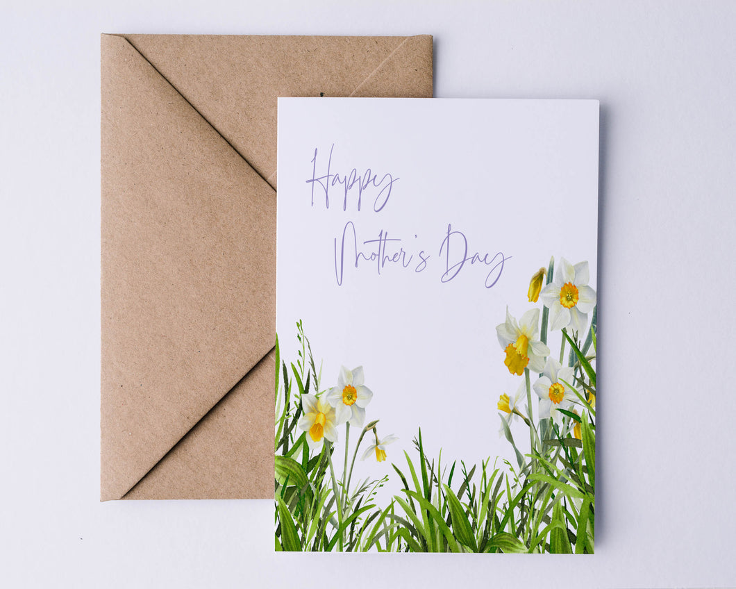 Happy Mother's Day Daffodil Card