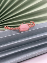 Load image into Gallery viewer, Wire Wrapped Rose Quartz Bracelet

