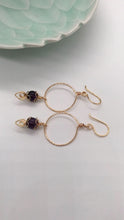 Load and play video in Gallery viewer, Simple Amethyst Earring
