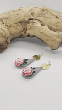 Load and play video in Gallery viewer, Peony Flower Earring
