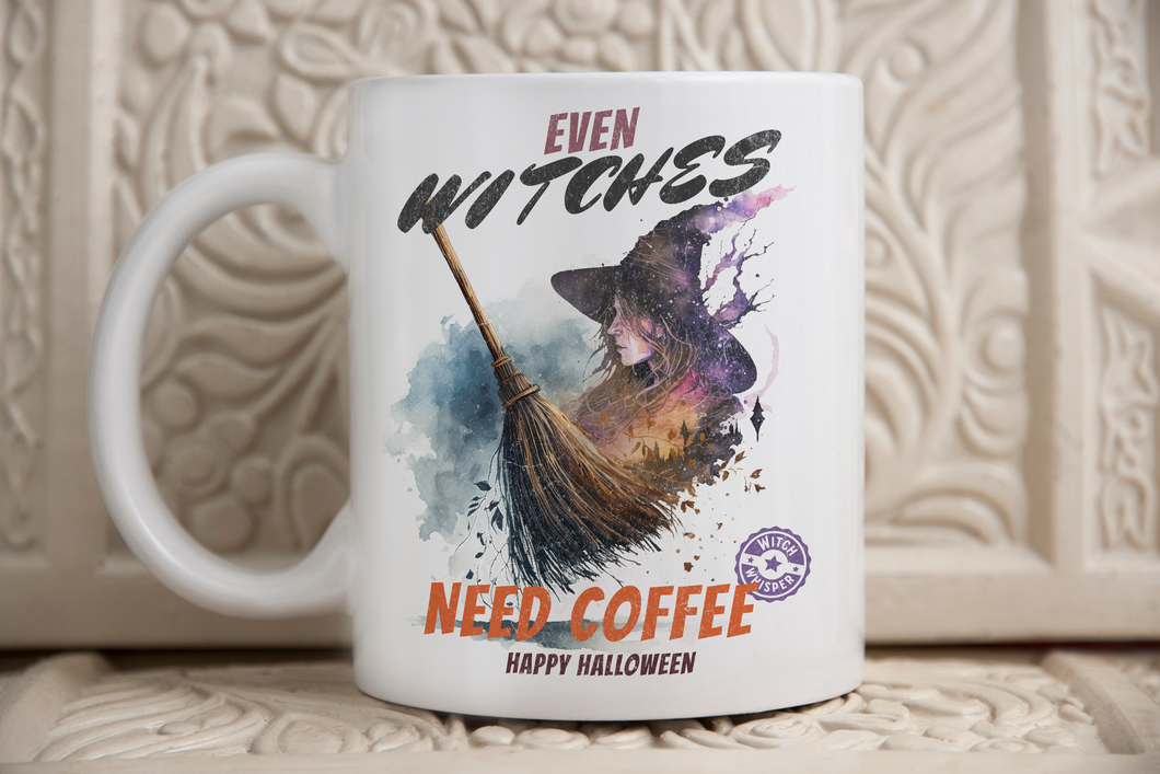 Even Witches Need Coffee Mug