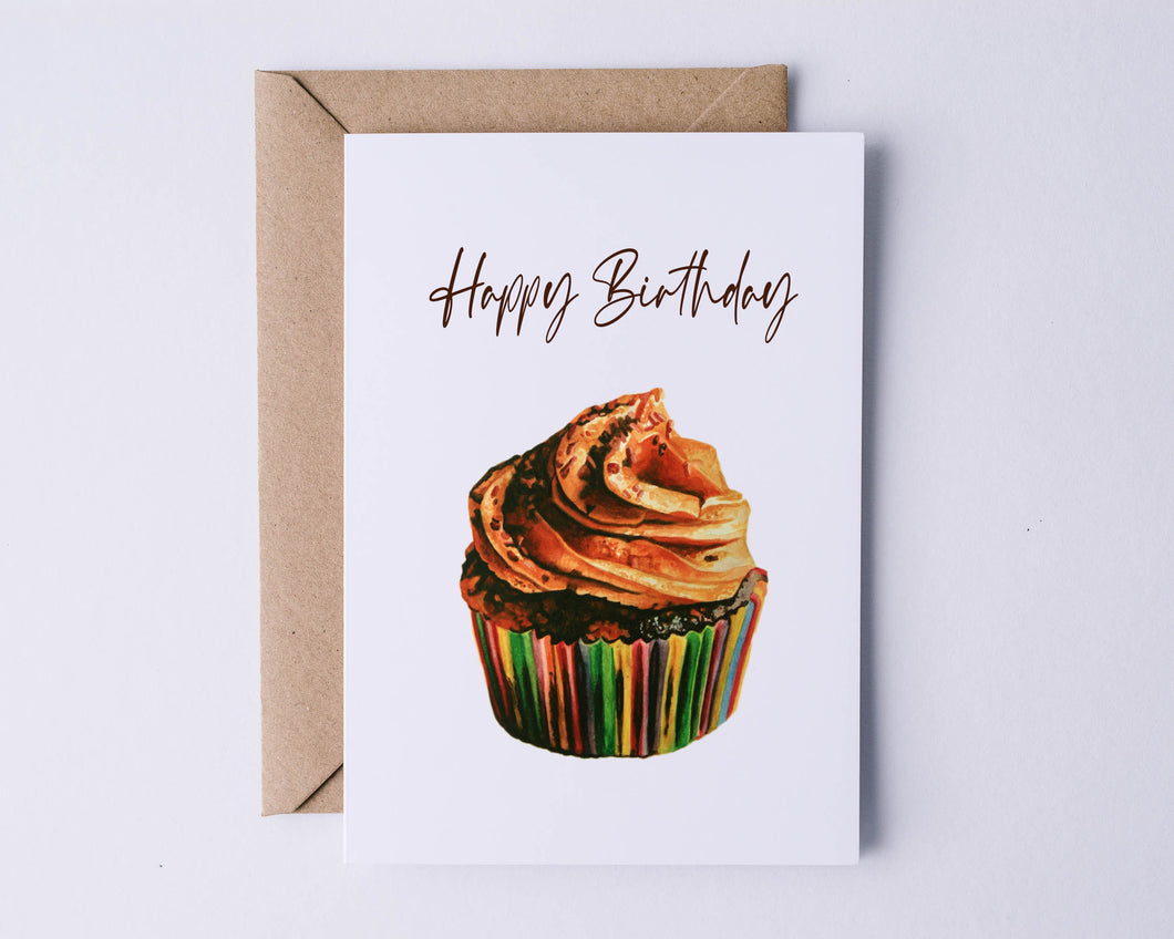 'Eat Me' Cupcake Birthday Greeting Card